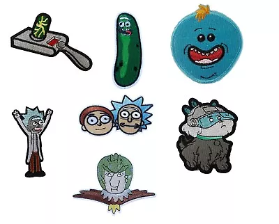 Buy Rick And Morty TV Show Iron On Sew On Patches Badges Transfers Fancy Dress • 2.79£