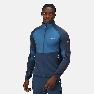 Buy Regatta Men's Yare V Full Zip Softshell Streach Jacket 2 Pockets Mid Layer • 39.99£