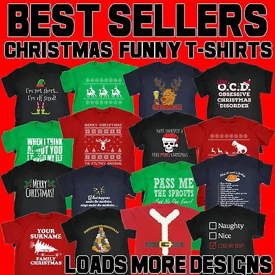 Buy Christmas T-Shirts Funny Novelty T Shirts Jumper Shirt Xmas Clothing Gift Gifts • 9.85£