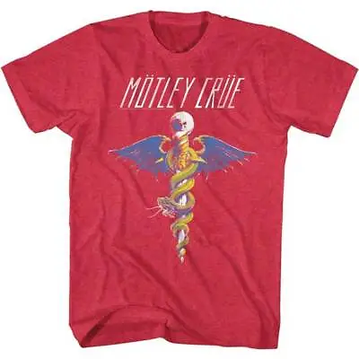 Buy Motley Crue Dr Feelgood Crest Men's T Shirt Metal Music Merch • 42.84£