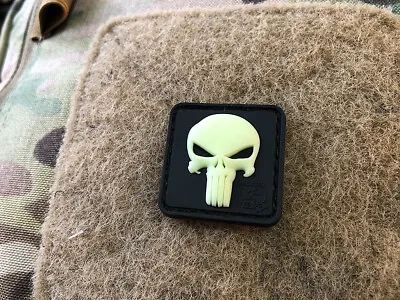Buy JTG Punisher Patch, Gid (glow In The Dark), 3D Rubber Patch • 4.22£