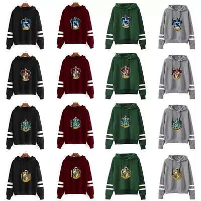 Buy Kids Adult Harry Potter Hogwarts Hoodies Sweatshirt Hooded Top Jumper Xmas Gift • 9.49£