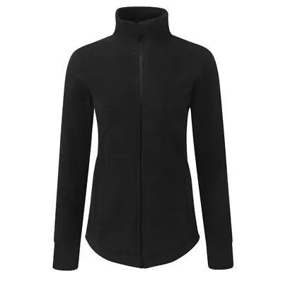 Buy Womens Ladies Fleece Plain Jacket Full Zip Up Classic Warm Casual Anti Pill Tops • 11.98£