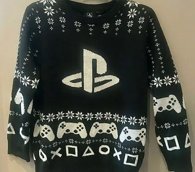 Buy Playstation Christmas Jumper Childrens Kids 5 To 6 Year Old Official • 14.99£