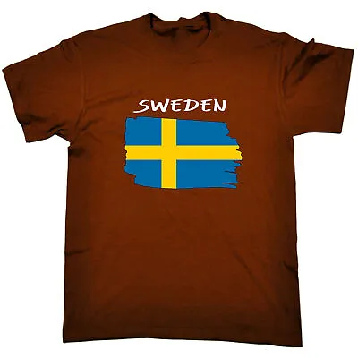 Buy Sweden - Country Flag Nationality Supporter Sports Mens Tee T-Shirt Tshirts • 14.95£