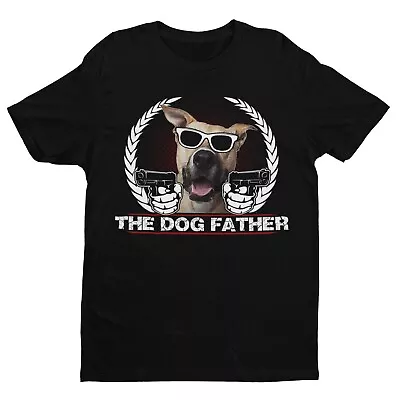 Buy Funny Dog Lover T Shirt THE DOGFATHER Parody Godfather Movie Gift For Owner Dad • 13.95£