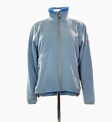 Buy The North Face Windbreaker Size L UK 12 In Blue Fleece Lined Summit Series  • 21.99£