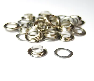 Buy BRASS Metal Eyelet Grommets & Washer Findings - For Leather Clothing Flag Banner • 12.69£