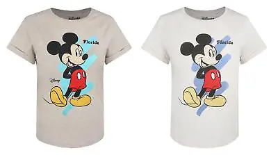 Buy Mickey Mouse Womens T-shirt Florida S-XL Official Disney • 10.49£