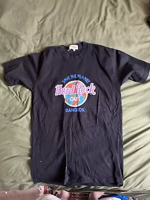 Buy Hard Rock Cafe Bangkok Men’s Black Short Sleeve T Shirt XL • 15£