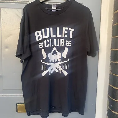 Buy Gildan Bullet Club WWE Black Ringspun Tee Shirt XL Chest 44” • 5.99£