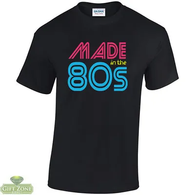 Buy Made In The 80's Slogan Retro Party Unisex T-Shirt • 9.99£