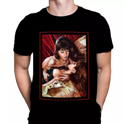 Buy Blood Nymphs - Lesbian Vampires - Black T-Shirt - Sizes S - 5XL - Ingrid Pitt • 21.95£