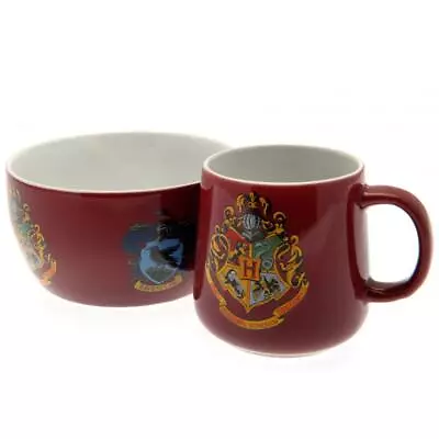 Buy Harry Potter Breakfast Set Claret Bowl & Mug Official Merch Gift UK Seller  • 24.59£