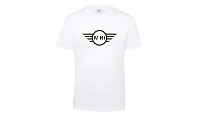 Buy MINI Genuine Mens T Shirt Tee Top Wing Logo Two Tone White Black 80145A21603 • 24.38£