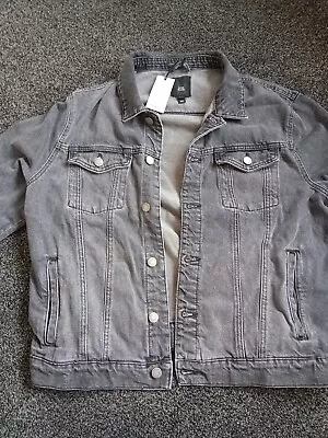 Buy Mens River Island Denim Jacket New With Tags Large • 26£