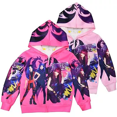 Buy Kids Girls Descendants 3 Hoodie Outwear Cosplay Casual Hooded Zipper Jacket Coat • 13.99£