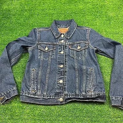 Buy Levi Strauss Women’s Button-Up Denim Jean Jacket Size Small • 32.78£