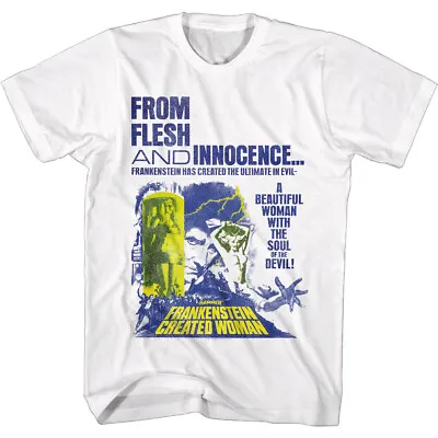 Buy Hammer Horror Frankenstein Woman With The Soul Of The Devil Movie Men's T Shirt • 46.19£