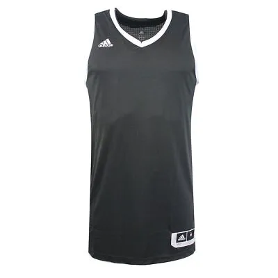 Buy Adidas Essential Kit 3.0 Sleeveless Black White Mens Jersey Vest AI4667 • 16.99£