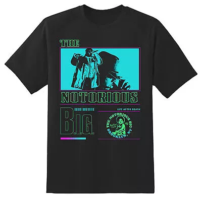 Buy Biggie Smalls Life After Death Neon Official Tee T-Shirt Mens • 15.99£