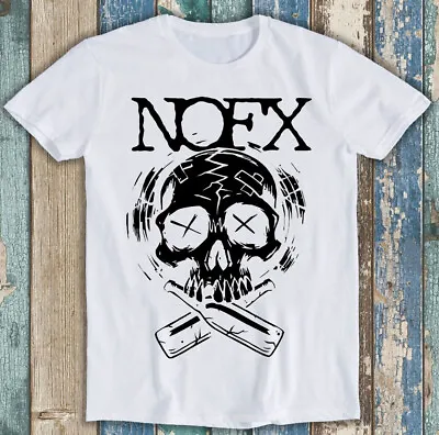 Buy NOFX Skull Beer Music Band Never Trust A Hippie Funny Gift Tee T Shirt M1307 • 6.35£
