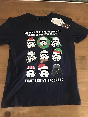 Buy Next Star Wars Christmas T-Shirt 12 Years BNWT • 8£