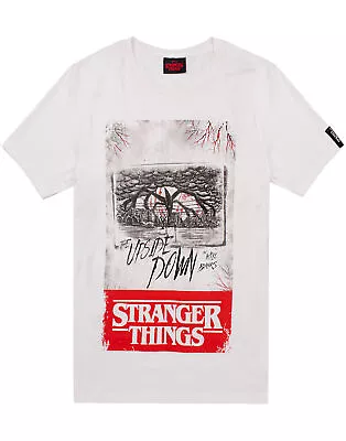 Buy Stranger Things White Short Sleeved T-Shirt (Mens) • 14.99£