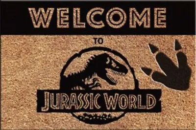 Buy Impact Merch. Doormat: Jurassic World 3 - Footprint 400mm X 600mm • 18.93£