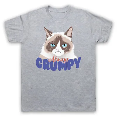 Buy Grumpy Cat Always Grumpy Funny Cute Cool Famous Comedy Mens & Womens T-shirt • 17.99£
