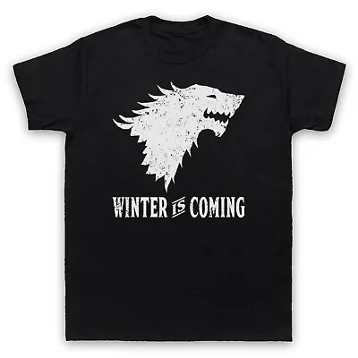 Buy Game Of Thrones Stark Wolf Head Sigil Winter Is Coming Mens & Womens T-shirt • 17.99£