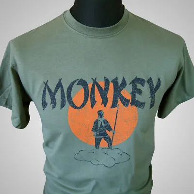 Buy Monkey Magic T Shirt Journey To The West Retro TV Martial Arts Kung Fu Cult TV G • 14.99£