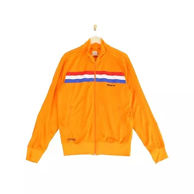 Buy Adidas Track Jacket Orange European Champions Netherlands 1988 Flag Mens Size L • 89.99£