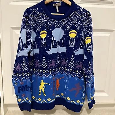 Buy Fortnite Balloon Drop Christmas Jumper Size XL Official Fortnite. Sold Out • 7£
