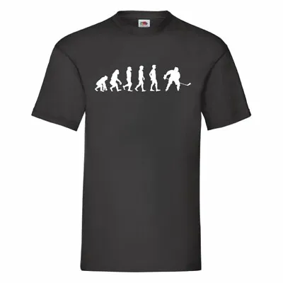 Buy Ice Hockey Evolution Of Man T Shirt Small-2XL • 10.59£