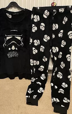 Buy Star Wars Fleecy Pyjamas - Age 15-16 15+ Men’s XS • 0.99£