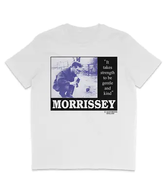 Buy Morrissey -  It Takes Strength...  - Organic T-Shirt - The Smiths - Harry Styles • 19.99£
