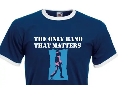 Buy Joe Strummer, The Clash T Shirt, Cotton Ringer,  Old Skool Punk Rock, Only Band • 16.99£
