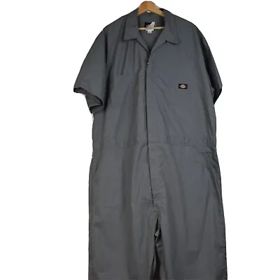 Buy Vtg Dickies Overalls Boiler Suit  Size 50R 2XL Grey SS  Oversized Workwear #9 • 24.99£