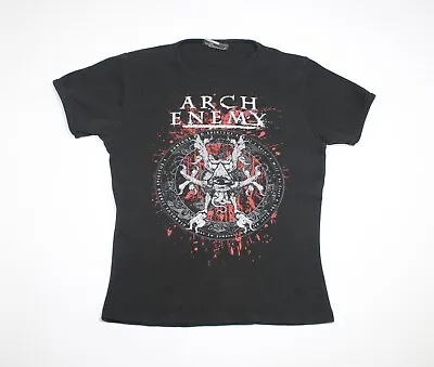 Buy Arch Enemy Shirt UK Of Heavy Metal Tour 2010 Death Metal Band Tee Women's Tee S • 52.62£