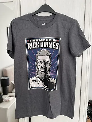 Buy Comic T-shirts Skybound Walking Dead I Believe In Rick Grimes New Size Small • 5£