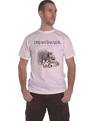 Buy Dream Theater T Shirt Distance Over Time Cover Band Logo New Official Mens White • 18.95£