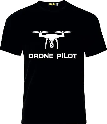 Buy Drone Pilot Funny Humor Gift Cotton T Shirt • 9.99£