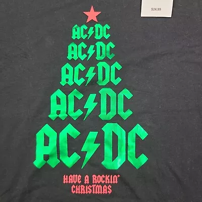 Buy AC/DC Child's Christmas Tree Shirt - Have A Rocking Christmas Size 9-10 • 11.77£