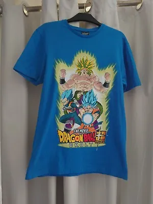 Buy Dragon Ball Z Super Broly The Movie T-shirt Blue Clothing Size Medium  • 15£