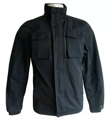 Buy Next Mens Black Full Zip Lined Bomber Light Jacket Uk S • 18.99£