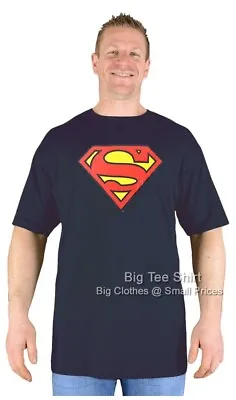 Buy Big Mens BTS Superman Logo Licensed T Shirt Sizes 2XL 3XL 4XL 5XL 6XL 7XL 8XL • 26.99£