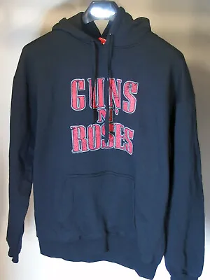 Buy Guns N Roses Logo Pullover Hoodie Size L 80/20 Cotton Poly Blend, Early 2000's  • 28.91£