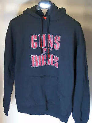Buy Guns N Roses Logo Pullover Hoodie Size M 50/50 Cotton Poly Blend, Early 2000's  • 28.91£