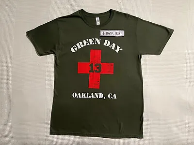 Buy GREEN DAY T-Shirt 21st Century Breakdown WORLD TOUR Medium Green LNWOT Y2K Punk • 23.92£